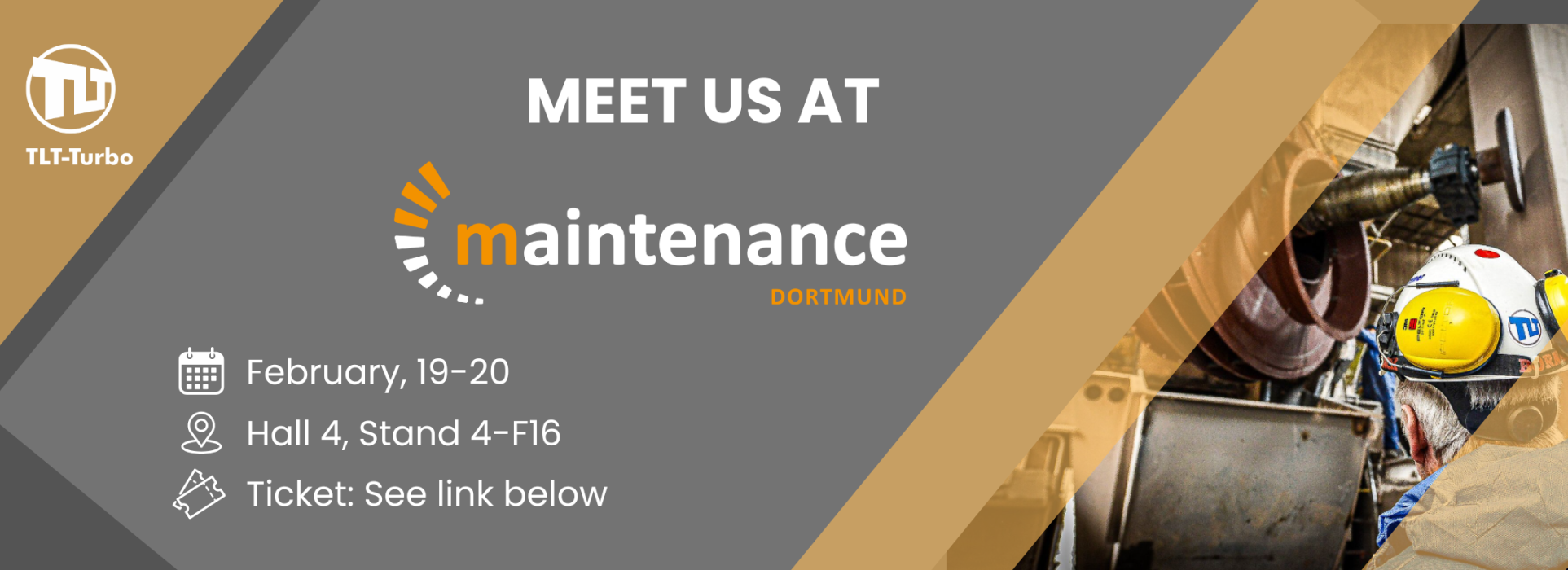 We will be exhibiting at Maintenance!